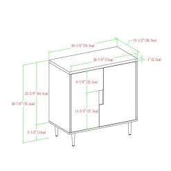 Birch and Magenta Modern Color Pop Accent Cabinet with 2-Doors by Welwick Designs -Deals Welwick Designs Store birch and magenta welwick designs accent cabinets hd8773 40 1000
