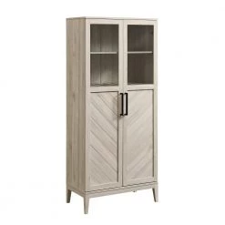 68 in. Birch Chevron Storage Cabinet by Welwick Designs -Deals Welwick Designs Store birch welwick designs accent cabinets hd8473 66 1000