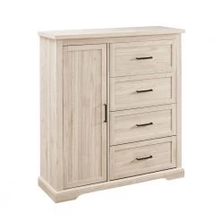 45 in. W. Birch Wood 4-Drawer and 1-Cabinet Transitional Wardrobe by Welwick Designs 15 45 in. W. Birch Wood 4-Drawer and 1-Cabinet Transitional Wardrobe by Welwick Designs -Deals Welwick Designs Store birch welwick designs armoires wardrobes hd8908 77 1000