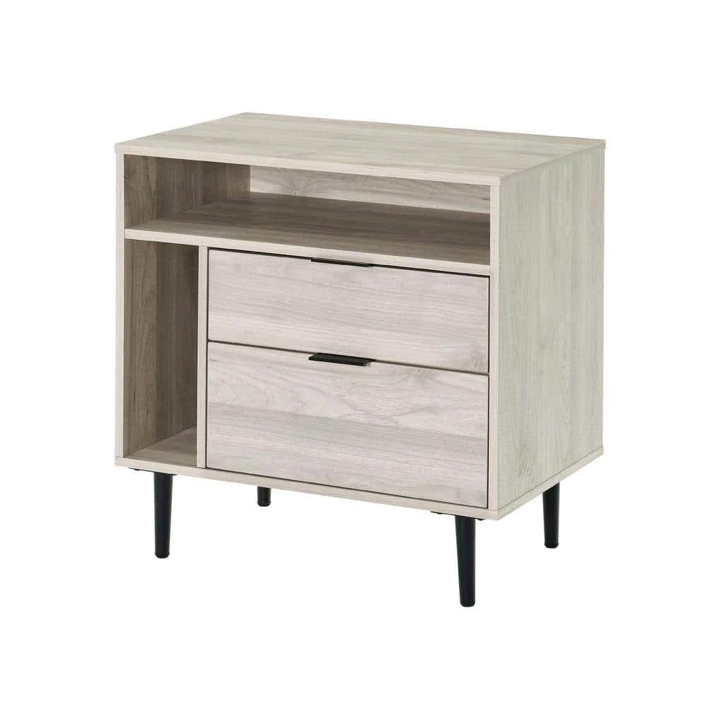 25 in. Birch Modern Storage Side Table by Welwick Designs 6 25 in. Birch Modern Storage Side Table by Welwick Designs - Image 6