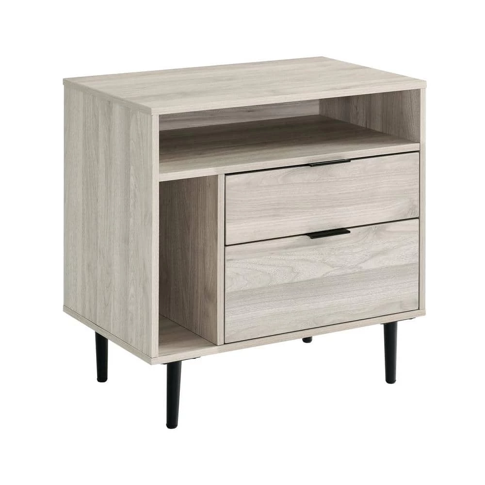 25 in. Birch Modern Storage Side Table by Welwick Designs 4 25 in. Birch Modern Storage Side Table by Welwick Designs - Image 4