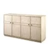 Birch Wood 4-Door Transitional Sideboard by Welwick Designs