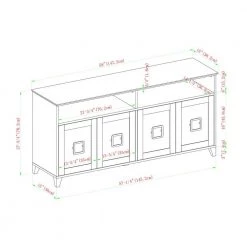 58 in. Birch Wood TV Stand with Storage Doors (Max tv size 65 in.) by Welwick Designs -Deals Welwick Designs Store birch welwick designs tv stands hd8384 40 1000