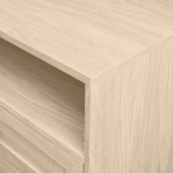 56 in. Birch Wood Modern TV Stand with 4 Drawers with Cable Management (Max tv size 60 in.) by Welwick Designs -Deals Welwick Designs Store birch welwick designs tv stands hd9203 1d 1000