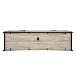 56 in. Birch Wood Modern TV Stand with 2 Drawers and Cable Management (Max tv size 60 in.) by Welwick Designs -Deals Welwick Designs Store birch welwick designs tv stands hd9208 4f 1000