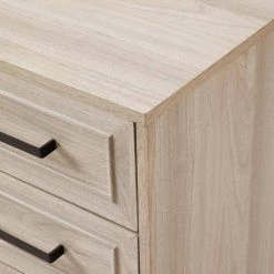 58 in. Rectangular Birch Wood 3-Drawer Pedestal Writing Desk Hutch with Cabinet by Welwick Designs -Deals Welwick Designs Store birch welwick designs writing desks hd8896 a0 1000