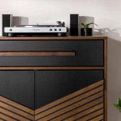 Black and Brown Solid Wood 1-Drawer Accent Cabinet with 3D Chevron Doors by Welwick Designs 15 Black and Brown Solid Wood 1-Drawer Accent Cabinet with 3D Chevron Doors by Welwick Designs -Deals Welwick Designs Store black and brown welwick designs accent cabinets hd8923 1d 1000