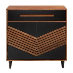 Black and Brown Solid Wood 1-Drawer Accent Cabinet with 3D Chevron Doors by Welwick Designs 19 Black and Brown Solid Wood 1-Drawer Accent Cabinet with 3D Chevron Doors by Welwick Designs -Deals Welwick Designs Store black and brown welwick designs accent cabinets hd8923 4f 1000