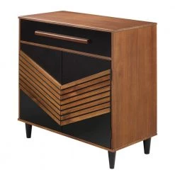 Black and Brown Solid Wood 1-Drawer Accent Cabinet with 3D Chevron Doors by Welwick Designs 14 Black and Brown Solid Wood 1-Drawer Accent Cabinet with 3D Chevron Doors by Welwick Designs -Deals Welwick Designs Store black and brown welwick designs accent cabinets hd8923 a0 1000