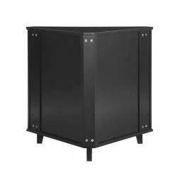 Fretwork Corner Accent Cabinet - Black by Welwick Designs -Deals Welwick Designs Store black welwick designs accent cabinets hd8777 66 1000