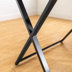 102 in. U-Shaped Black Metal Computer Desks with Glass Top by Welwick Designs -Deals Welwick Designs Store black welwick designs computer desks hd8551 77 1000