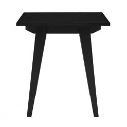 18.5 in. Black Rectangular Wooden Scandinavian End Table by Welwick Designs