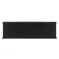 80 in. Black Transitional Wood and Glass-Door TV Stand with Cable Management (Max tv size 88 in.) by Welwick Designs -Deals Welwick Designs Store black welwick designs tv stands hd9165 c3 1000