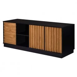 70 in. Caramel and Black Solid Wood Modern Boho TV Stand with 3 Doors (Max tv size 80 in.) by Welwick Designs 13 70 in. Caramel and Black Solid Wood Modern Boho TV Stand with 3 Doors (Max tv size 80 in.) by Welwick Designs -Deals Welwick Designs Store caramel and black welwick designs tv stands hd8939 a0 1000