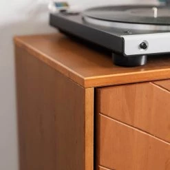 Caramel Solid Wood Accent Cabinet with Chevron Groove Doors by Welwick Designs -Deals Welwick Designs Store caramel welwick designs accent cabinets hd8725 1d 1000