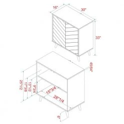 Caramel Solid Wood Accent Cabinet with Chevron Groove Doors by Welwick Designs -Deals Welwick Designs Store caramel welwick designs accent cabinets hd8725 40 1000