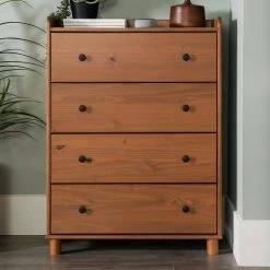 16 in W. 4-Drawer Caramel Solid Wood Chest Dresser by Welwick Designs 17 16 in W. 4-Drawer Caramel Solid Wood Chest Dresser by Welwick Designs -Deals Welwick Designs Store caramel welwick designs dressers hd8640 66 1000