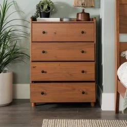 16 in W. 4-Drawer Caramel Solid Wood Chest Dresser by Welwick Designs 18 16 in W. 4-Drawer Caramel Solid Wood Chest Dresser by Welwick Designs -Deals Welwick Designs Store caramel welwick designs dressers hd8640 77 1000