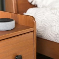 16 in W. 1-Drawer Caramel Tray Top Solid Wood Nightstand by Welwick Designs -Deals Welwick Designs Store caramel welwick designs nightstands hd8638 4f 1000