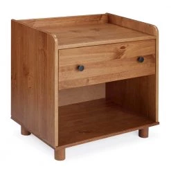 16 in W. 1-Drawer Caramel Tray Top Solid Wood Nightstand by Welwick Designs -Deals Welwick Designs Store caramel welwick designs nightstands hd8638 a0 1000