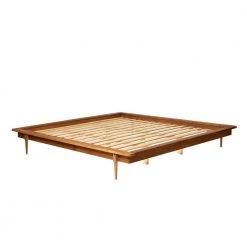Caramel King Solid Wood Platform Spindle Bed by Welwick Designs -Deals Welwick Designs Store caramel welwick designs platform beds hd8636 1d 1000