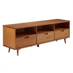 70 in. Caramel Solid Wood Boho Modern 3-Drawer TV Stand Fits TVs up to 80 in. by Welwick Designs 14 70 in. Caramel Solid Wood Boho Modern 3-Drawer TV Stand Fits TVs up to 80 in. by Welwick Designs -Deals Welwick Designs Store caramel welwick designs tv stands hd8938 66 1000