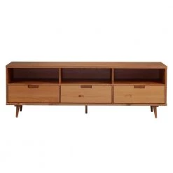 70 in. Caramel Solid Wood Boho Modern 3-Drawer TV Stand Fits TVs up to 80 in. by Welwick Designs 15 70 in. Caramel Solid Wood Boho Modern 3-Drawer TV Stand Fits TVs up to 80 in. by Welwick Designs -Deals Welwick Designs Store caramel welwick designs tv stands hd8938 77 1000
