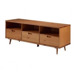70 in. Caramel Solid Wood Boho Modern 3-Drawer TV Stand Fits TVs up to 80 in. by Welwick Designs 12 70 in. Caramel Solid Wood Boho Modern 3-Drawer TV Stand Fits TVs up to 80 in. by Welwick Designs -Deals Welwick Designs Store caramel welwick designs tv stands hd8938 a0 1000