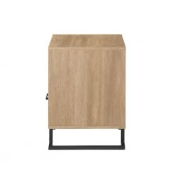 1-Drawer Coastal Oak Wood and Metal Modern L-Leg Nightstand by Welwick Designs 21 1-Drawer Coastal Oak Wood and Metal Modern L-Leg Nightstand by Welwick Designs -Deals Welwick Designs Store coastal oak welwick designs nightstands hd9383 4f 1000
