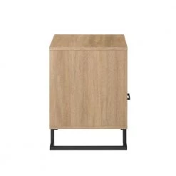 1-Drawer Coastal Oak Wood and Metal Modern L-Leg Nightstand by Welwick Designs 20 1-Drawer Coastal Oak Wood and Metal Modern L-Leg Nightstand by Welwick Designs -Deals Welwick Designs Store coastal oak welwick designs nightstands hd9383 c3 1000