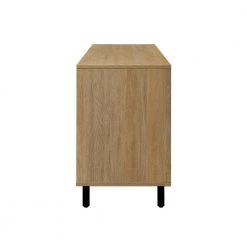 58 in. Coastal Oak Rattan and Wood Modern 2-Door TV Stand for TVs Up to 60 in. by Welwick Designs -Deals Welwick Designs Store coastal oak welwick designs tv stands hd9371 40 1000