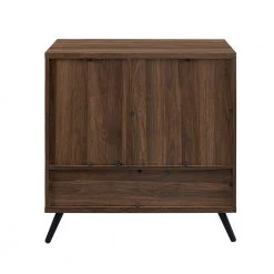 30 in. Dark Walnut 2-Door, 1-Drawer Accent Cabinet by Welwick Designs -Deals Welwick Designs Store dark brown welwick designs accent cabinets hd8538 c3 1000