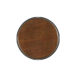 18 in. Dark Coffee/Black Backless Metal Frame Stackable Wood Seat Kitchen Stool by Welwick Designs 16 18 in. Dark Coffee/Black Backless Metal Frame Stackable Wood Seat Kitchen Stool by Welwick Designs -Deals Welwick Designs Store dark coffe black welwick designs bar stools hd9393 a0 1000