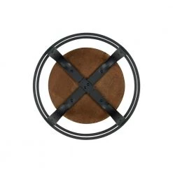 26 in. Dark Coffee/Black Backless Metal Frame Stackable Wood Seat Bar Stool by Welwick Designs -Deals Welwick Designs Store dark coffee black welwick designs bar stools hd9395 1d 1000