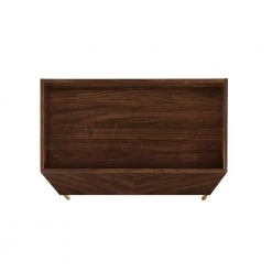 Dark Walnut Wood Modern Accent Cabinet with Metal Legs by Welwick Designs -Deals Welwick Designs Store dark walnut welwick designs accent cabinets hd9467 a0 1000