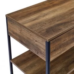 58 in. Dark Walnut 1-Drawer 2-Door Storage Shelf by Welwick Designs -Deals Welwick Designs Store dark walnut welwick designs bookcases bookshelves hd8566 1d 1000