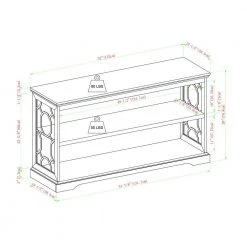 28 in. Dark Walnut Wood and Metal Detail 1 -Shelf Transitional Lateral Accent Bookcase with Adjustable Shelf by Welwick Designs -Deals Welwick Designs Store dark walnut welwick designs bookcases bookshelves hd8886 40 1000
