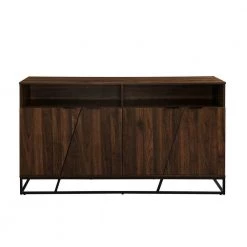 58 in. Dark Walnut Angled Door Sideboard by Welwick Designs 14 58 in. Dark Walnut Angled Door Sideboard by Welwick Designs -Deals Welwick Designs Store dark walnut welwick designs sideboards buffet tables hd8397 77 1000