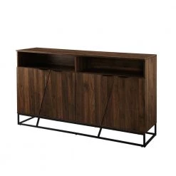 58 in. Dark Walnut Angled Door Sideboard by Welwick Designs 11 58 in. Dark Walnut Angled Door Sideboard by Welwick Designs -Deals Welwick Designs Store dark walnut welwick designs sideboards buffet tables hd8397 a0 1000
