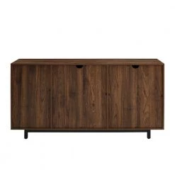 Dark Walnut Wood and Metal Contemporary Sideboard with Glass Shelves by Welwick Designs 11 Dark Walnut Wood and Metal Contemporary Sideboard with Glass Shelves by Welwick Designs -Deals Welwick Designs Store dark walnut welwick designs sideboards buffet tables hd9043 66 1000
