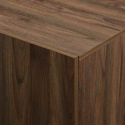 Dark Walnut Wood and Metal Accent Modern 4-Door Sideboard by Welwick Designs -Deals Welwick Designs Store dark walnut welwick designs sideboards buffet tables hd9147 1d 1000
