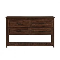 Dark Walnut Wood Transitional Buffet with 4-Drawers by Welwick Designs -Deals Welwick Designs Store dark walnut welwick designs sideboards buffet tables hd9228 4f 1000
