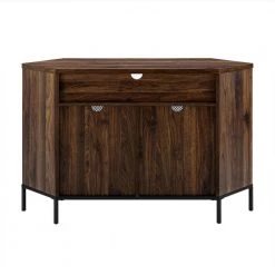 48 in. Dark Walnut Composite Corner TV Stand Fits TVs Up to 52 in. with Storage Doors by Welwick Designs 14 48 in. Dark Walnut Composite Corner TV Stand Fits TVs Up to 52 in. with Storage Doors by Welwick Designs -Deals Welwick Designs Store dark walnut welwick designs tv stands hd8188 66 1000