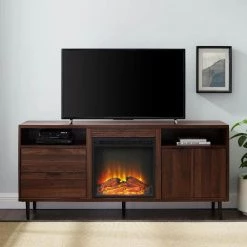 Deals Welwick Designs Store -Deals Welwick Designs Store dark walnut welwick designs tv stands hd8345 e1 1000