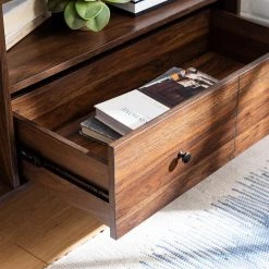 60 in. Dark Walnut Composite TV Stand with 3 Drawer Fits TVs Up to 66 in. with Storage Doors by Welwick Designs 15 60 in. Dark Walnut Composite TV Stand with 3 Drawer Fits TVs Up to 66 in. with Storage Doors by Welwick Designs -Deals Welwick Designs Store dark walnut welwick designs tv stands hd8347 66 1000