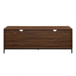 56 in. Dark Walnut Wood Modern TV Stand with 2 Drawers with Cable Management (Max tv size 60 in.) by Welwick Designs -Deals Welwick Designs Store dark walnut welwick designs tv stands hd9210 4f 1000