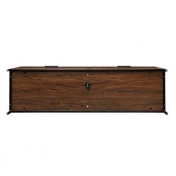 56 in. Dark Walnut Wood Modern TV Stand with 2 Drawers with Cable Management (Max tv size 60 in.) by Welwick Designs -Deals Welwick Designs Store dark walnut welwick designs tv stands hd9210 c3 1000