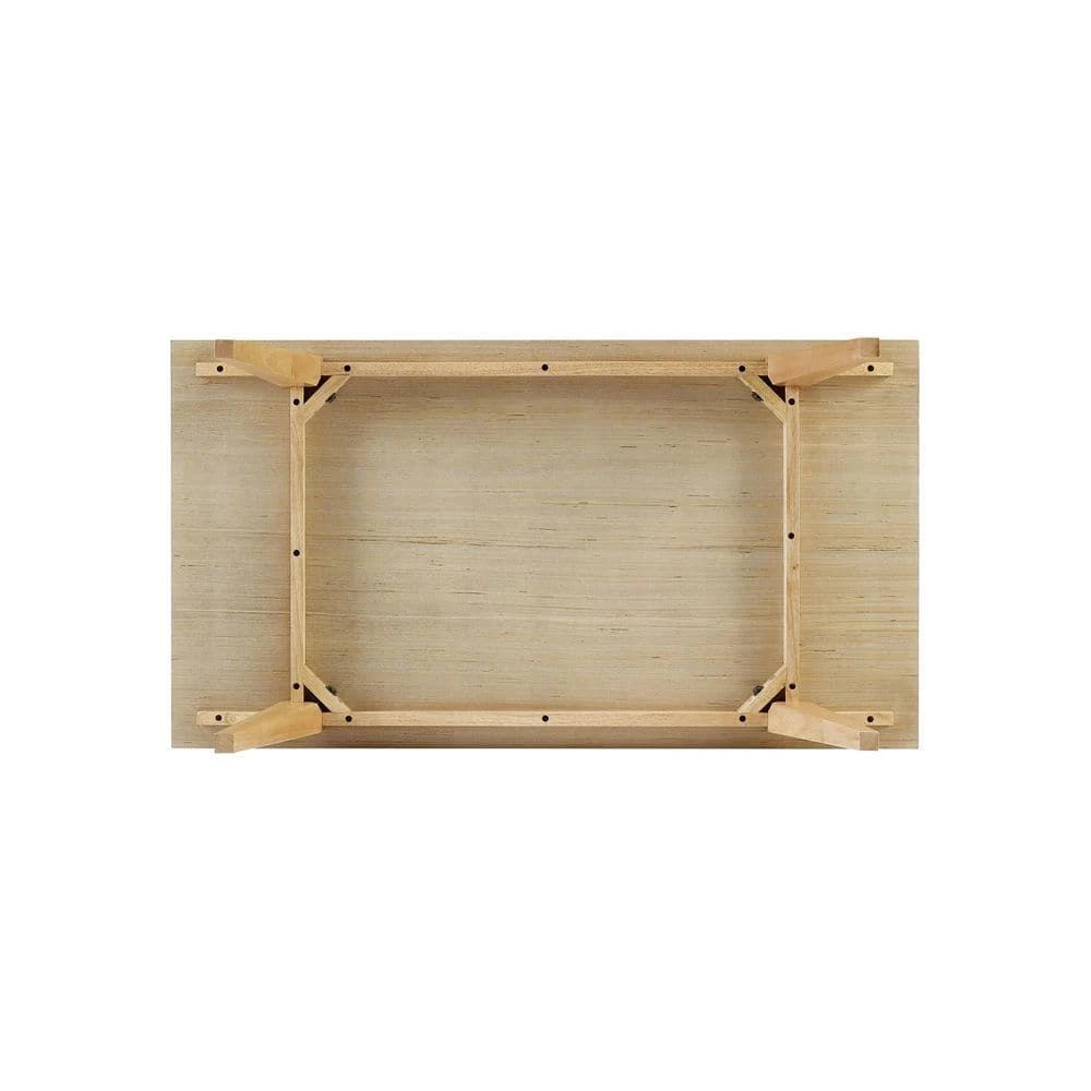 43 in. English Ash Rectangle Wood Scandinavian Coffee Table by Welwick Designs 5 43 in. English Ash Rectangle Wood Scandinavian Coffee Table by Welwick Designs - Image 5