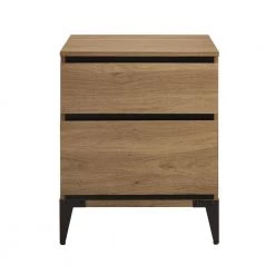 20" 2-Drawer Urban Side Table - English Oak by Welwick Designs 14 20" 2-Drawer Urban Side Table - English Oak by Welwick Designs -Deals Welwick Designs Store english oak welwick designs end side tables hd8403 77 1000