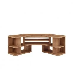 55-78 in. English Oak Wood Modern Adjustable TV Stand for TVs Up to 82 in. by Welwick Designs 23 55-78 in. English Oak Wood Modern Adjustable TV Stand for TVs Up to 82 in. by Welwick Designs -Deals Welwick Designs Store english oak welwick designs tv stands hd9377 1f 1000